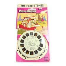 Vintage 1980 The Flintstones View-Master 3 Reel Set 21 3D Pictures 4210 GAF