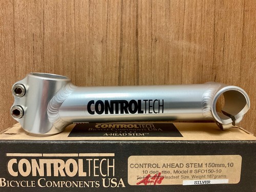 NOS Vintage CONTROLTECH USA oldschool AHEAD stem 150 -1 1/8"- 10 deg. ltd silver - Bild 5 von 14