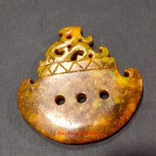 Chinese Antique Jade Axe Weapon Jade Town Home Decoration Pendant