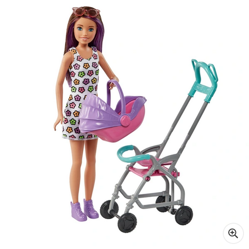 Barbie Skipper Babysitter Kinderwagen und 2 Puppen Spielset - Bild 5 von 24
