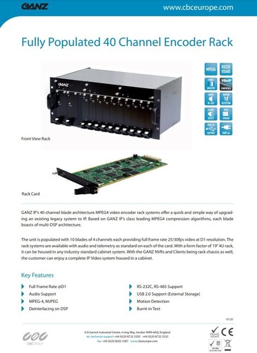 40 Kanal HD Netzwerk Video Encoder (IP Modular Rack Server Streamer) $ 2465 UVP - Bild 3 von 15