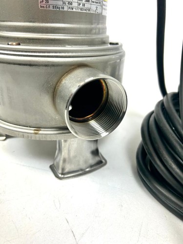Ebara Right 75 Stainless Steel Submersible Pump 14500l/h 8.5m 1000W Float Switch - Picture 2 of 9