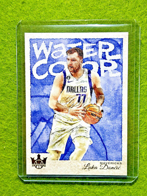 Luka Doncic GOLD FOIL COURT KINGS  WATER COLOR  Card Mavericks SP 2022-23 Panini