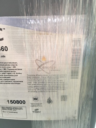 Olio per ingranaggi Mobil 104097: sintetico, grado SAE 140 H1 per uso alimentare. 5 GAL 👀 COMPRA GR8 - Foto 3 di 9