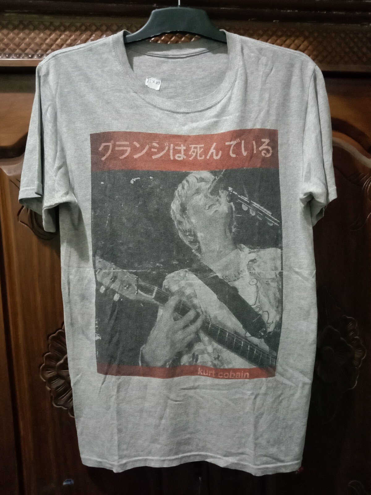 T-shirt Band Nirvana Japan Tour ©®2011 Original Tag Lost (ex. Anvil Blue) Size M
