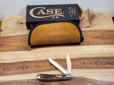 2021 CASE XX (TB622021) BROWN BONE TONY BOSE COLLABORATION HT TRAPPER KNIFE- MIB