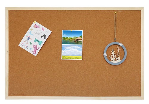Cork Board Bulletin Board, 15.7"X 12" pin Boards for Walls, Oak Wood new item - Picture 3 of 7