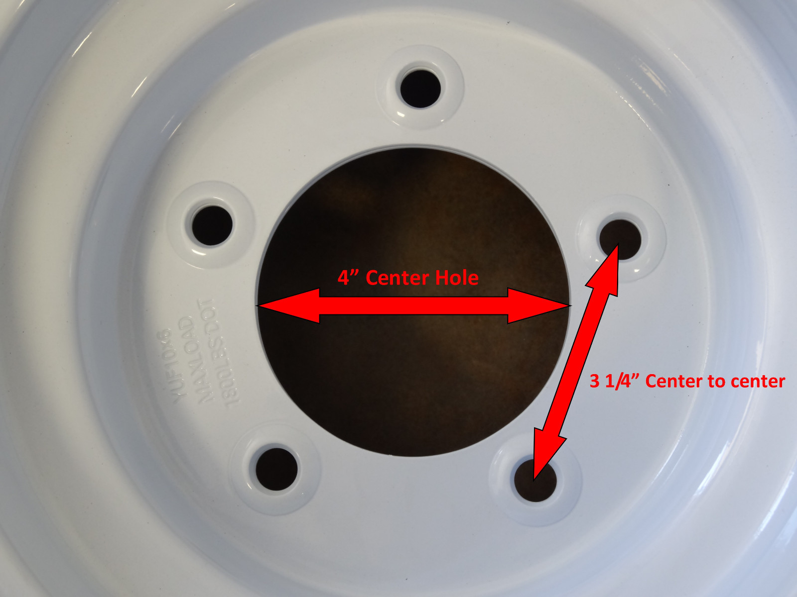 New 10" Tracker Pontoon Boat Trailer Wheel odd 5 on 5.5" for 20.5x8.0