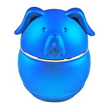 2.5" Tobacco Herb Grinder Spice Herbal 4 PC Smoke Crusher 3D Dog Design