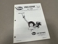 Ryan Pro-Edge Parts & Operator's Manual Book Edger 544800