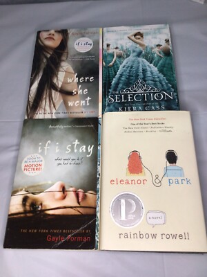 Lots Of 4 Books. 2 Forman, Gayle. Rainbow Rowell & Kiera Cass.