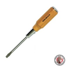 NEW VESSEL Wooden Handle Through Driver -5.5 x 75 350