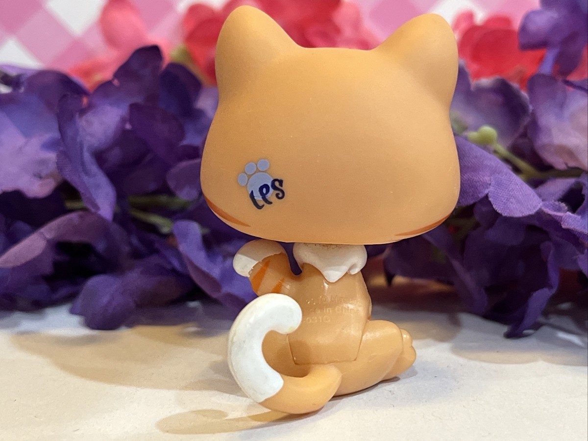 イキャットストア Littlest Pet Shop 2095 LPS AuthenticTokyo Cat Orange White Striped