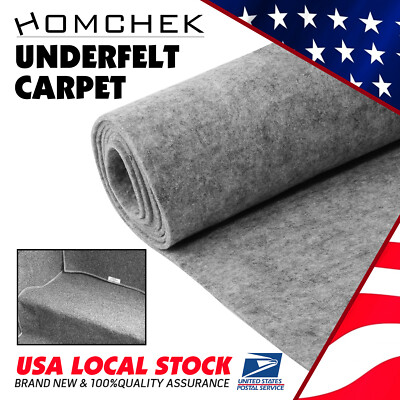200CM x 100CM Mid-Gray Fabric Upholstery Dustproof Automotive Trunk Floor Carpet