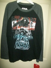 NWT BOYS STAR WARS L/S SHRT SZ 14-16 LARGE