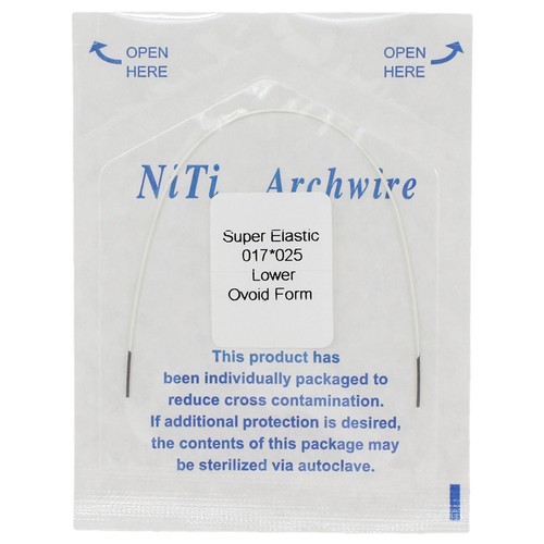 1 Pack Orthodontic Arch Wire NiTi White Coated Arcos Orthodoncia Rectangular - Picture 9 of 26