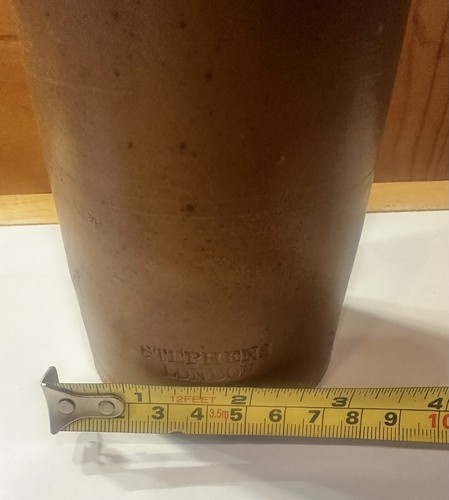 Antique Stephens London Stonewear Ink bottle Jug Beer Ceramic Pottery UK 1800’s - Picture 8 of 8