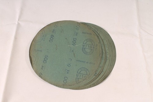 10 Sheets Sandpaper Sanding Discs 600 300mm Ø Round