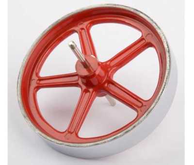 Wilesco 01690 Flywheel, 100 mm diameter, with axle for Steam Engine D 20, 24