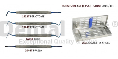 Dental USA PERIOTOME SET (5 PCS) DELICATE, AVOID EXCESSIVE PRESSURE
