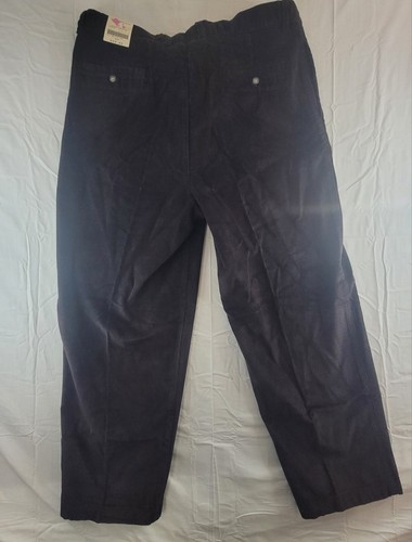 Covington Ebony Brown Corduroy Dress Pants Mens Size 40x29" New With Tag - 第 5/10 張圖片