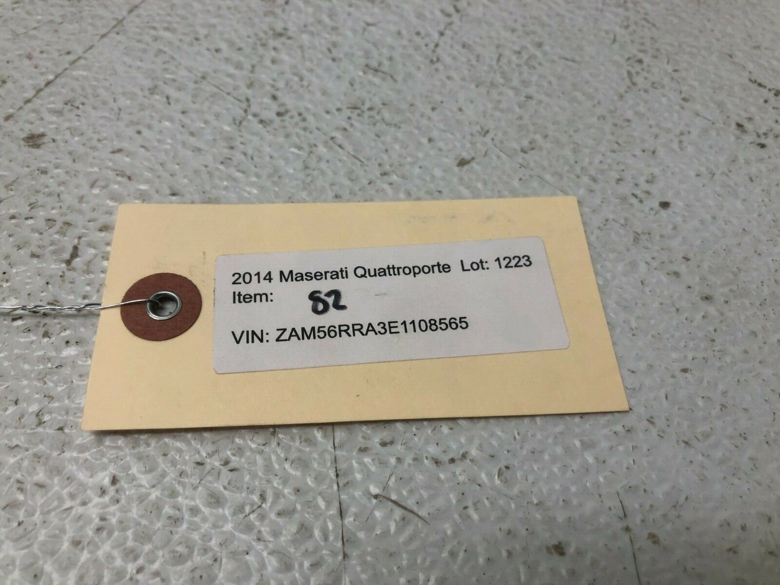 14-17 MASERATI QUATTROPORTE SQ4 REAR WINDSHIELD WINDOW SUNSHADE ACTUATOR 1223 OE