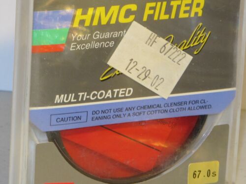 67mm - Hoya HMC Red 25A Filter   NEW        #67-fn1 - Picture 1 of 2