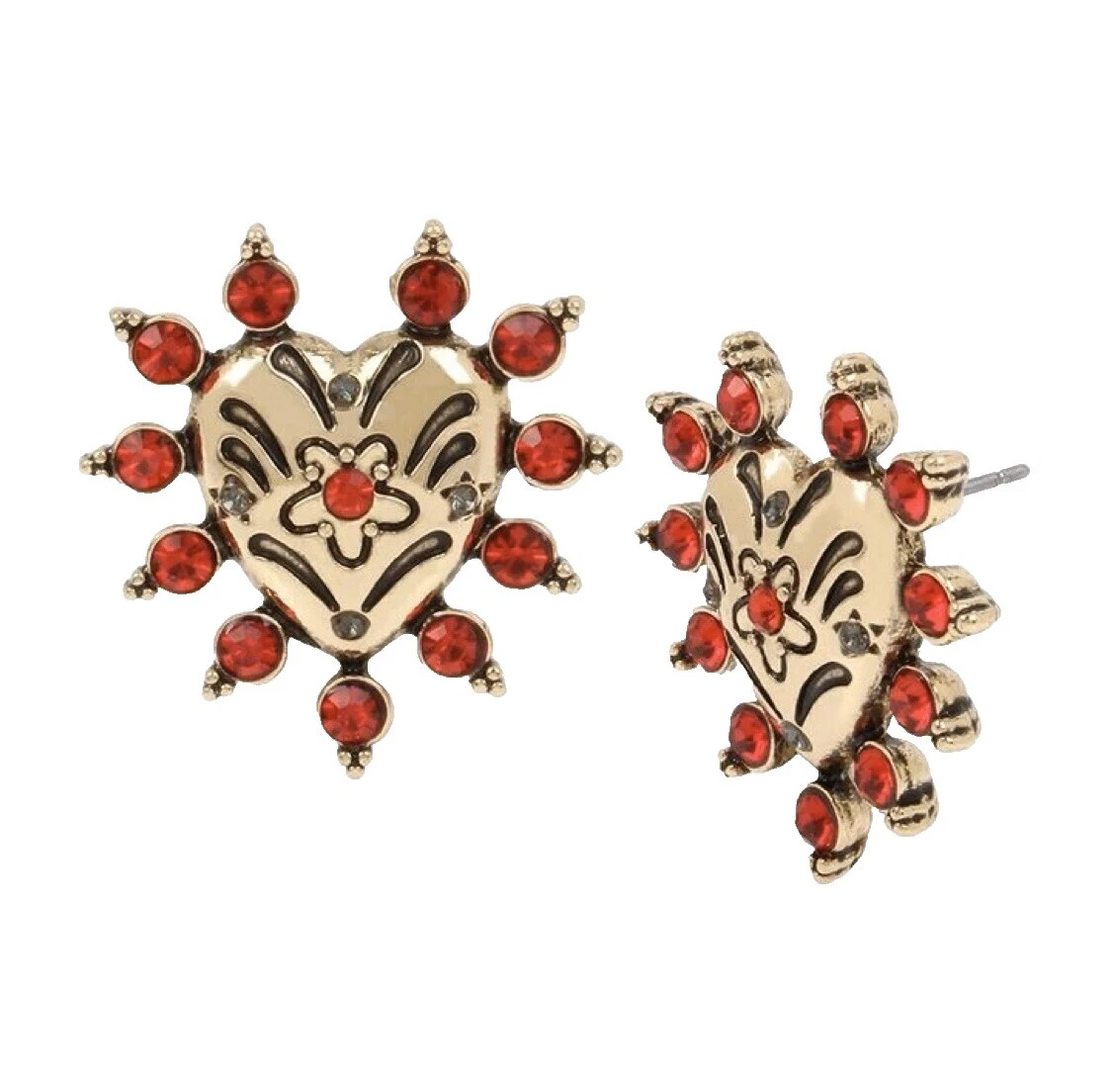 Brass Hematite Fashion Earrings