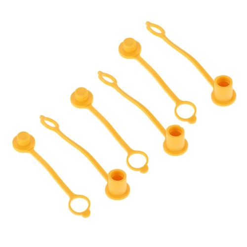 6pcs Rubber 3/8 inch Propane Gas Adapter Quick Disconnect Connect Dust Plug Cap - Picture 4 of 11