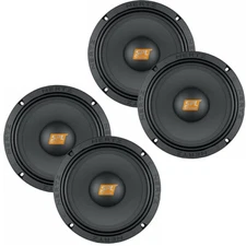(2-Pairs) Hertz SV 165.1 800W RMS 6.5" 4-ohm midrange car speakers