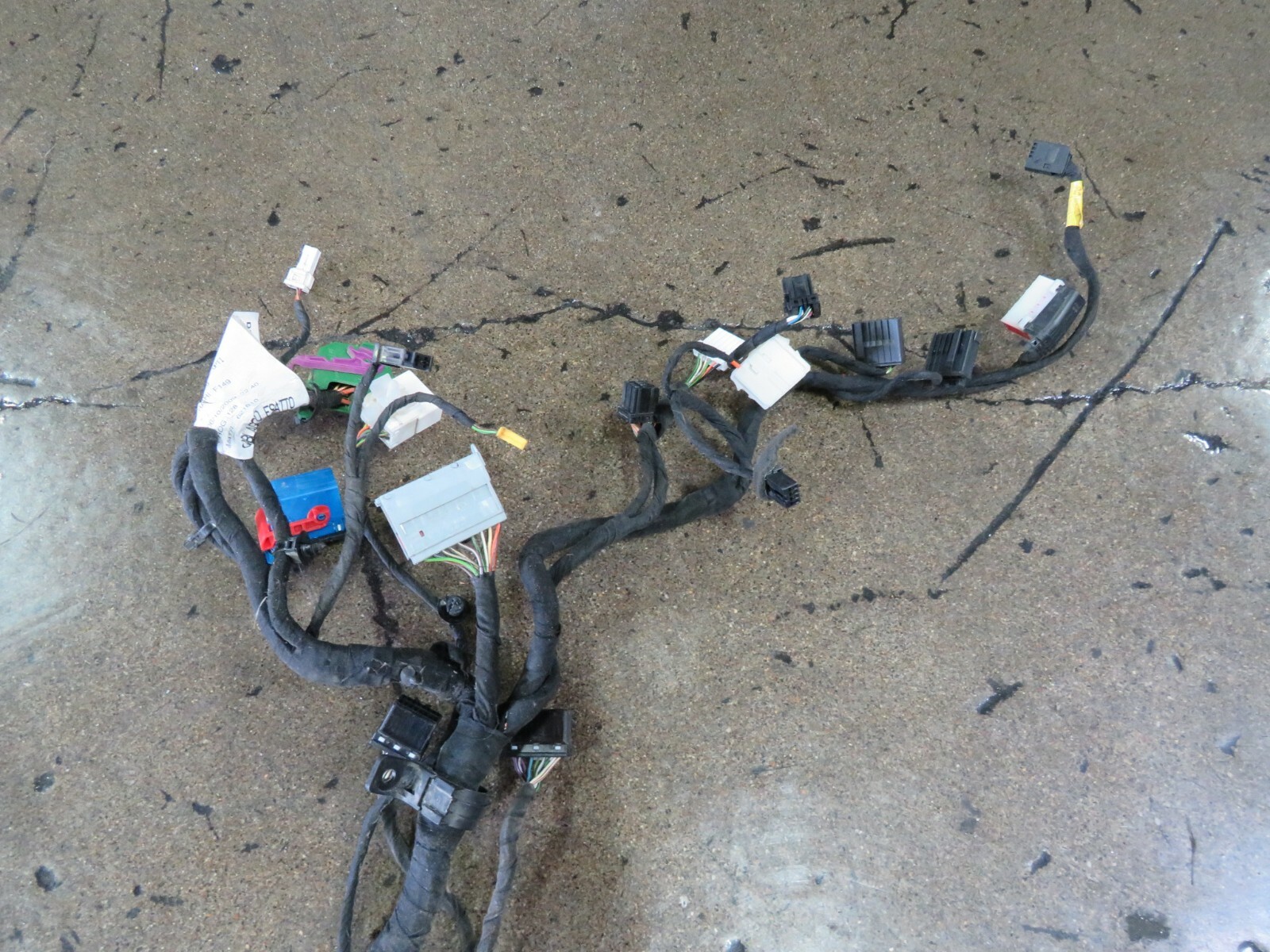 Ferrari California, Front Main Body Wire Harness, Damaged, Used, P/N 254795
