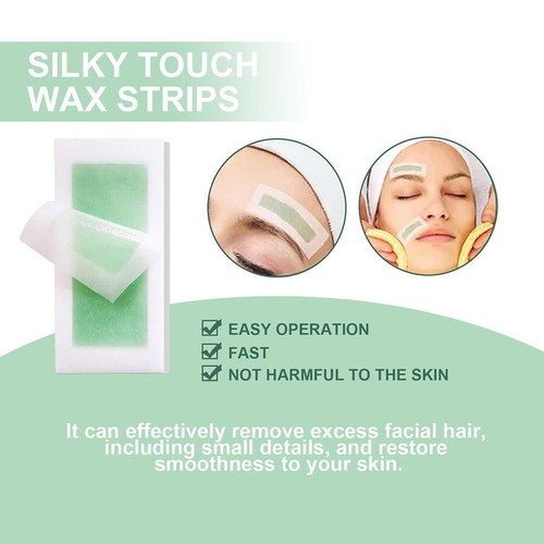 40Pcs Facial Body Hair Removal Wax Strips Depilatory -Paper Arm-- Bikini X0O3 - Picture 6 of 11