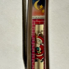 Twas the Night Before Christmas Floaty Pen Santa Slides Down Chimney with Toys