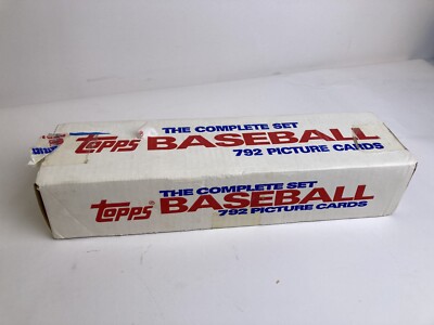 1987 Topps Baseball 792 Picture Cards Complete Set White Box