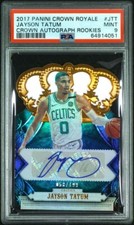 2017-18 Crown Royale Jayson Tatum RC 058/199 PSA 9 CHAMPIONSHIP MVP!🔥🔥