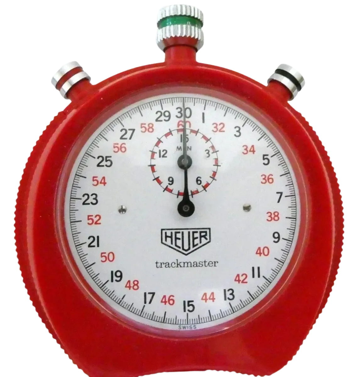 Vintage Heuer Trackmaster 8042 Red Stopwatch | eBay
