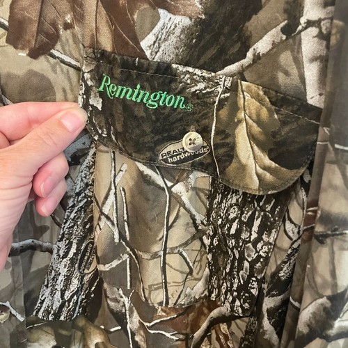 Remington Realtree Long Sleeve Camo Shirt - Mens 3XL Woodland 100% cotton - Picture 4 of 10