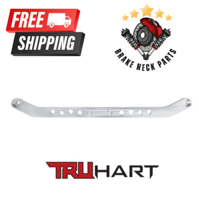 TruHart Rear Tie Bar for 92-95 Honda Civic / 94-01 Acura Integra - Silver