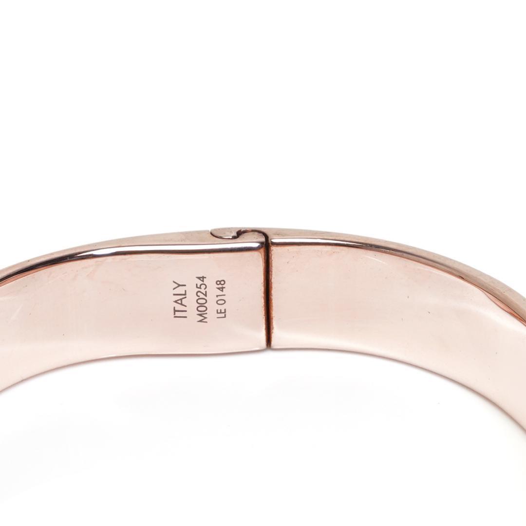 Louis Vuitton M00254 Cuff Nanogram Bracelet Bangle Pink Gold Louis Vuitton M00254 Cuff Nanogram Bracelet Bangle Pink Gold