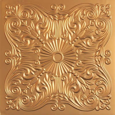 252 Lot Of 5 Pvc Faux Tin Decorative Ceiling Tile Panels Glue Up