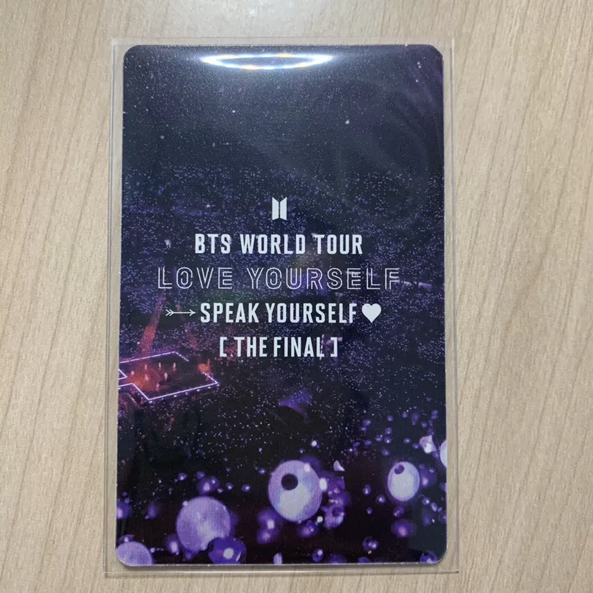 BTS Love Yourself Speak Yourself Tour Final Army Booth Photocard JiMIN