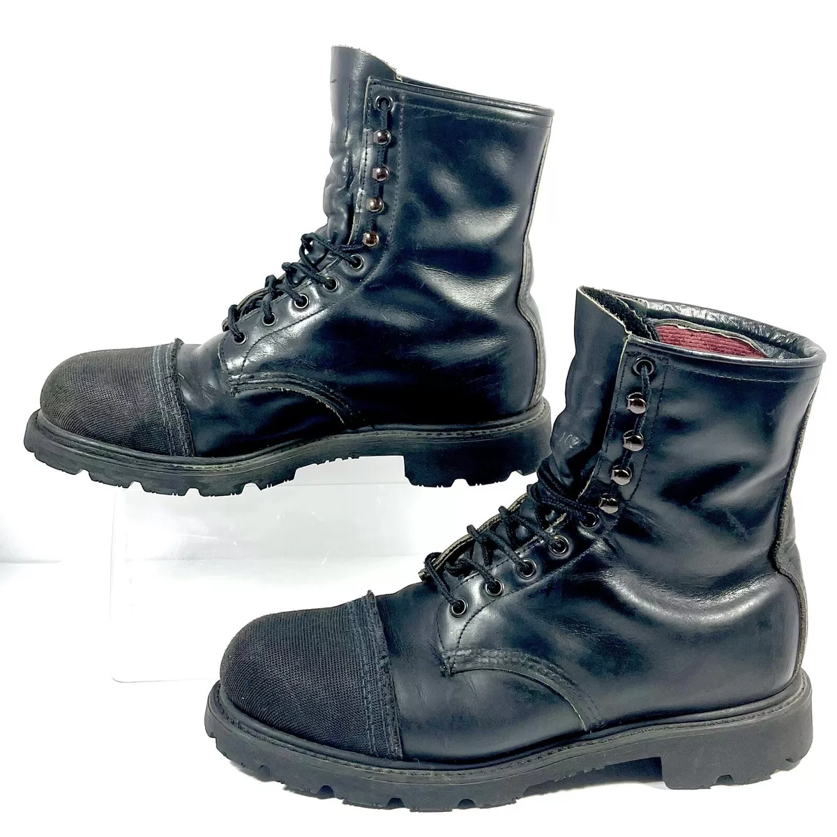 Red Wing ANSI Z41 PT91 M1 75 C 75 Mens Black Leather Steel Toe