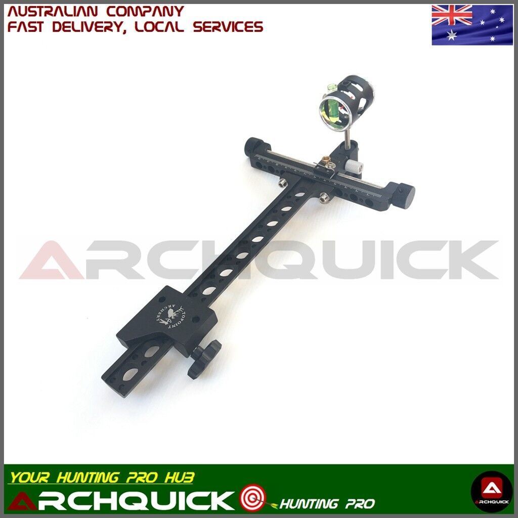 Pro Archery Target Bow Sight Compound Recurve Bow CNC Alu Body 4x Lens