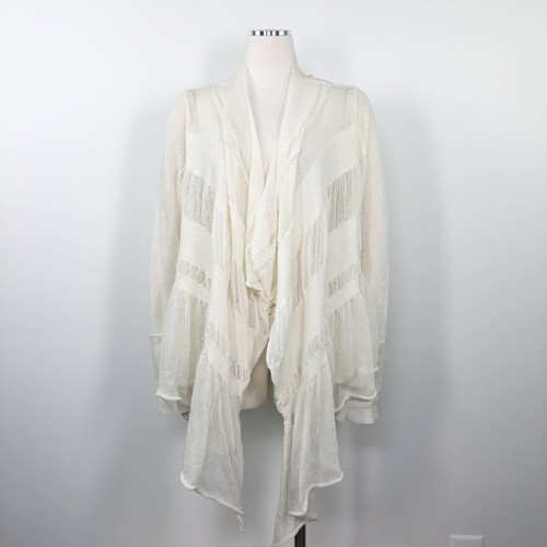 Leifsdottir Women's Sweater Ivory Sheer 