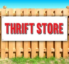 THRIFT STORE Advertising Vinyl Banner Flag Sign Many Sizes USA