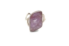 Vintage Sterling Silver 925 Purple Quartz Ring Size 8