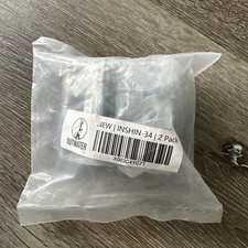 Industries 2-3/4in Five Knuckle Hinge in Matte Chrome for 3/4in Door 2 Pack