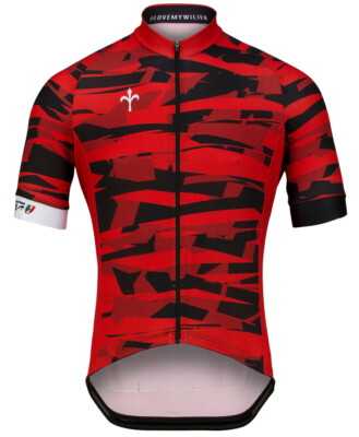 Maillot Cyclisme Course WILIER Vibes - Rouge - Homme - Neuf Avec Étiquettes