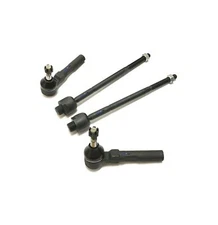 4 Pc Front Inner Outer Tie Rod Ends Steering for Sierra Silverado 1500 99 - 07