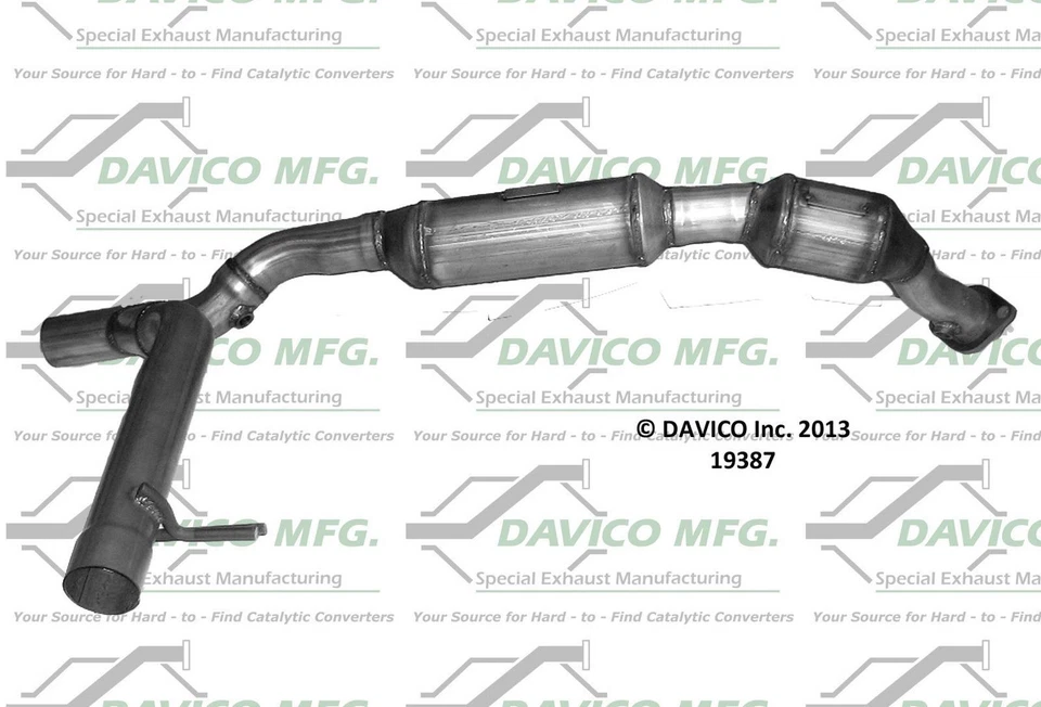 Catalytic Converter Fits 2002 Lincoln Blackwood Foto 3 de 4